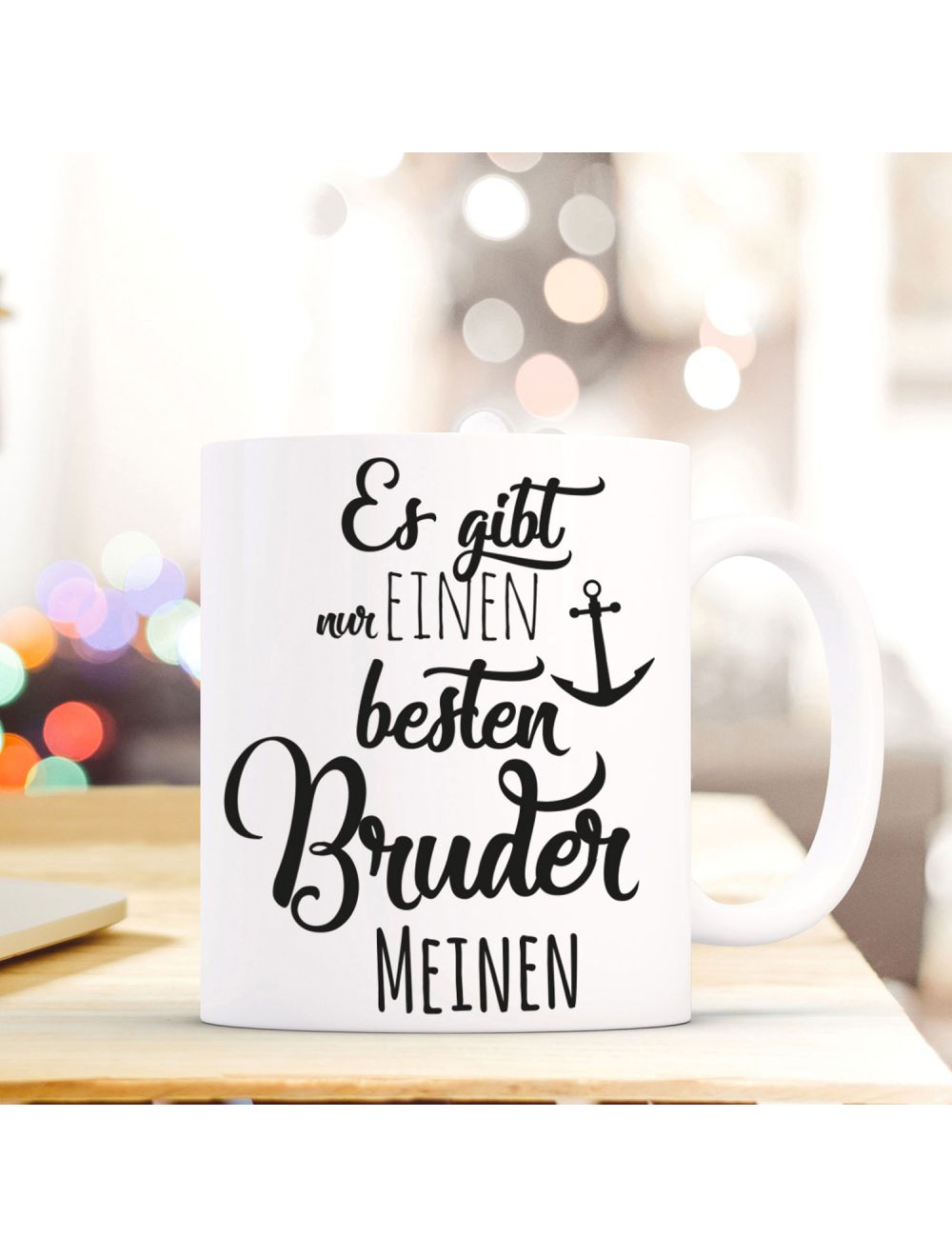 Tasse Becher Kaffeetasse Mit Spruch Bester Bruder Geschenk Kaffeebecher In Schwarz Ts557b
