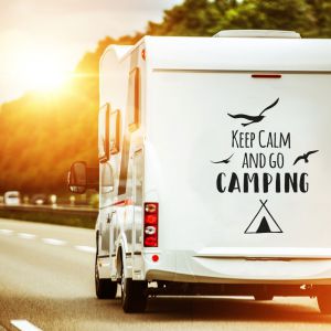 Autotattoo Camping Wohnwagen Zelt Spruch 