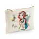 Canvas Pouch Tasche Elfe Fee & Name Wunschname Kulturbeutel individuell bedruckt cl19