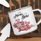 Emaille Becher Tasse Axolotl Kinder Unsere Mama ist die Beste Geschenk eb353