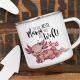 Emaille Becher Tasse Axolotl mit Kinder Beste Mama der Welt Geschenk eb354