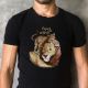 Herren T-Shirt Löwe Löwenjunges Spruch Papa du bist der Beste Shirt schwarz 4 Größen hs13