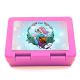 Lunchbox Brotdose rosa Meerjungfrau Muschel Name Geschenk Einschulung LB12