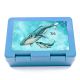 Lunchbox Brotdose blau Wal mit Jungtier & Wunschname Geschenk Einschulung LB16