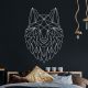 Wandtattoo geometrischer Wolf polygonaler Stil Wanddeko Flur Wohnzimmer M2430