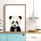 A4 oder A3 Poster Print Wandbild Panda Tierposter Tierbild Geschenk p169