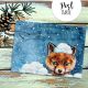 A6 Weihnachtskarte Postkarte Print Fuchs im Schnee Grußkarte Karte pk210