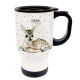Tasse Becher Thermotasse Thermobecher Thermostasse Thermosbecher Reh Rehkitz mit Punkten und Spruch Lieblingsmensch cup mug thermo mug thermo cup deer fawn with dots and saying favourite person tb030