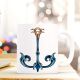 Tasse Becher Kaffeetasse Kaffeebecher Maritim mit Anker in blau Jugendstil Cup mug coffee cup coffee mug maritime with anchor art nouveau ts435_H.jpg
