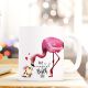 Tasse Flamingo Kaffeebecher Kaffeetasse mit Spruch 