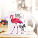 Tasse Flamingo Becher Kaffeetasse mit Spruch und Name 