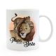 Tasse Becher Löwe Löwenjunges Spruch Papa der Beste Kaffeebecher Geschenk ts874