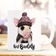 Tasse Schweinchen PudelmützeSpruch best buddy Kaffeebecher Geschenk Weihnachten ts884