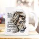 Tasse Becher Löwe Stärke kommt von Überwindung Kaffeebecher Geschenk ts955